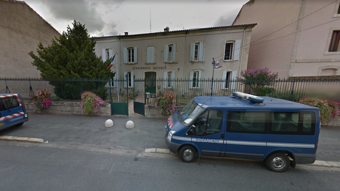 Gendarmería de Tonneins, en el suroeste de Francia