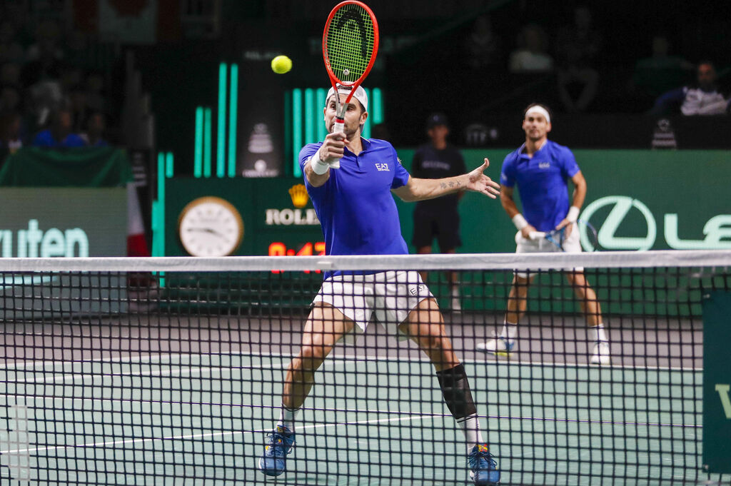 Italia-Estados Unidos de dobles en la Copa Davis de M&aacute;laga