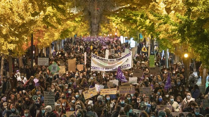 Manifestación del año pasado en Granada
