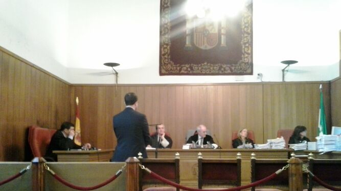 Imagen de archivo de un juicio celebrado en la Sección Segunda de la Audiencia de Granada