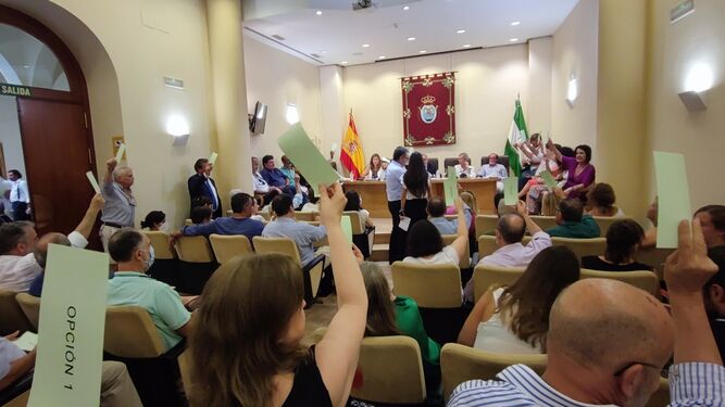 Una votación en el colegio de abogados de Sevilla.