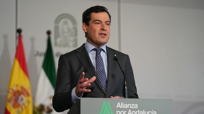 Imagen de archivo del presidente de la Junta de Andalucía, Juanma Moreno