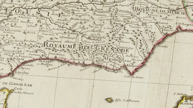 Conoce cómo se representaba Granada en el siglo dieciséis gracias a este mapa