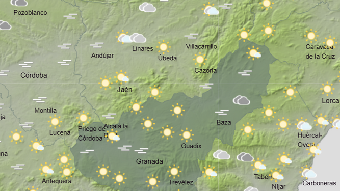 Tiempo en Granada | Sale el sol en la provincia aunque las temperaturas se mantienen estables