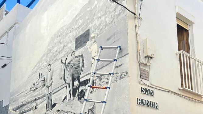 Murales costumbristas para embellecer las calles de La Herradura