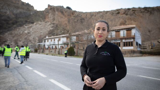 Beatriz Rodríguez, testigo directa del desprendimiento junto al hotel de su familia