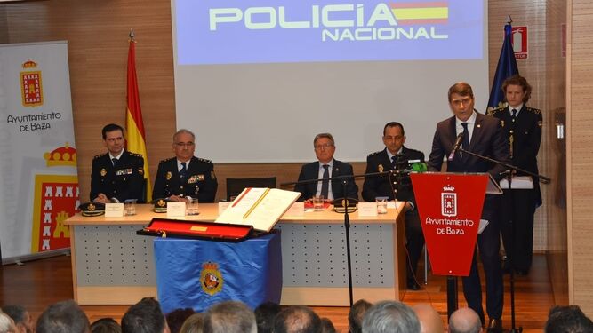 El delegado del Gobierno en Andalucía, Pedro Fernández, ayer en Baza