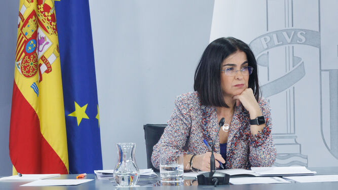 Carolina Darias, en la rueda de prensa posterior al Consejo de Ministros