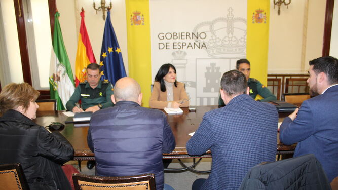 Subdelegación coordina actuaciones de seguridad con varios municipios de la zona del Valle de Lecrín