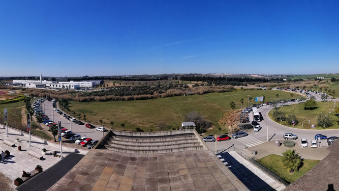 Panorámica del campus del CEU San Pablo en Bormujos (Sevilla).