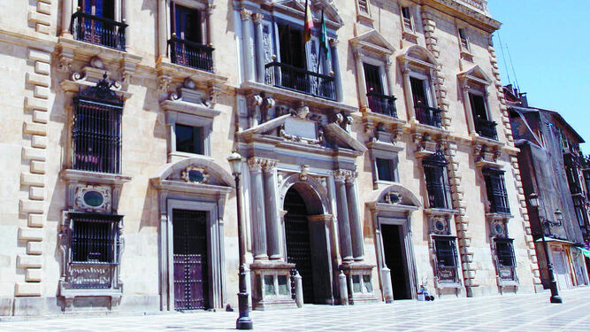 Fachada de la Real Chancillería, sede de la Audiencia Provincial, en donde se ha desarrollado el juicio