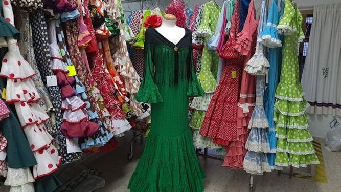 Selección de trajes de flamencas
