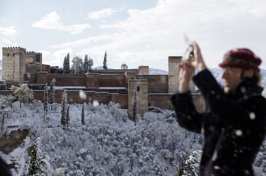 Granada ofreci&oacute; una imagen singular esa jornada.