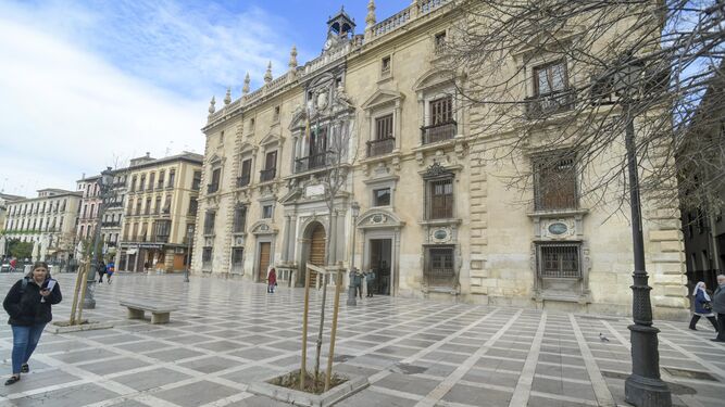 Fachada de la Real Chancillería, sede de la Audiencia Provincial de Granada