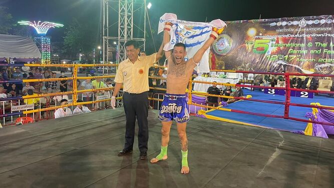 El isleño Joaquín Romero se proclama en Tailandia campeón del mundo de muay thai.
