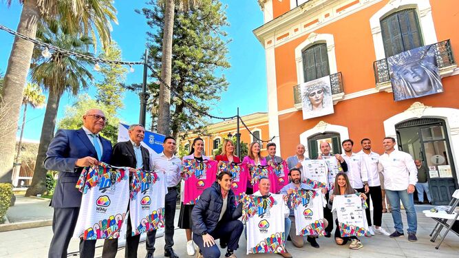 Presentación de la carrera infantil solidaria de la Fundación Atlantic Copper en Huelva