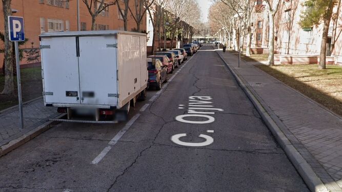 Calle Órjiva en Google Maps.