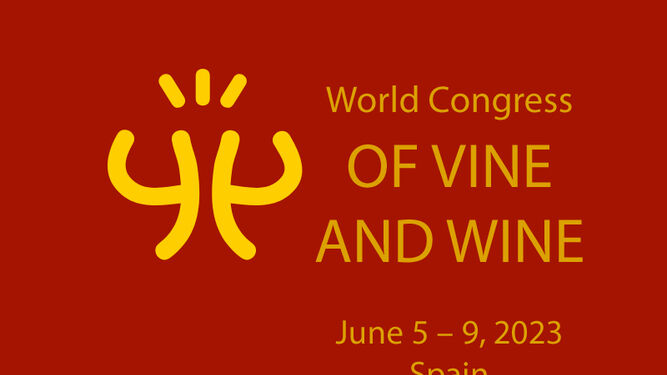 Cartel del 44º Congreso Mundial de la Viña y el Vino.