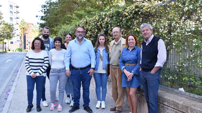 Imagen de la reunión de Granada Unida con miembros de la Mesa por el Clima municipal