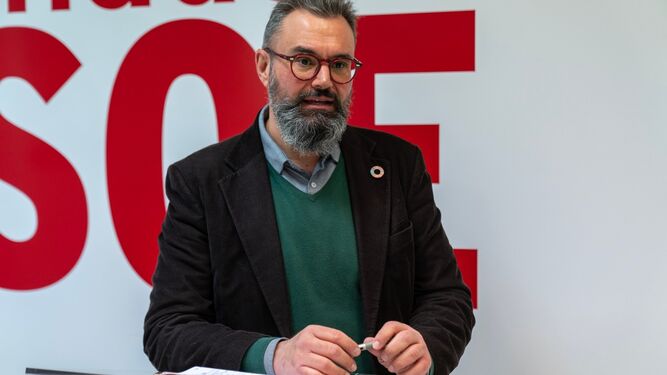 El responsable de Política Municipal del PSOE de Granada, Pablo Hervás