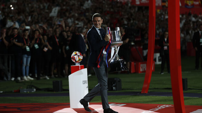 Una imagen de la final de la Copa del Rey en Sevilla.
