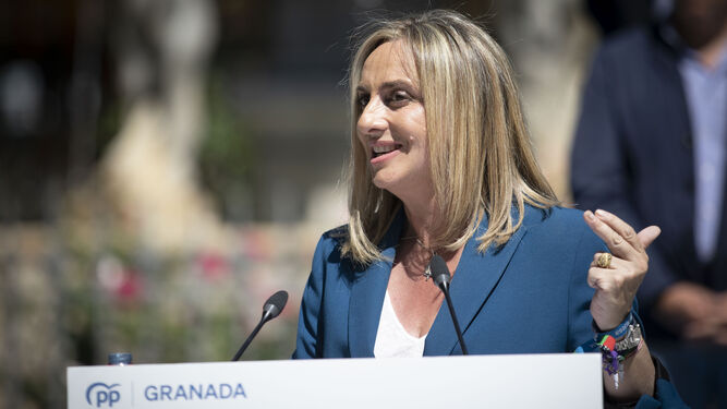 Marifrán Carazo, candidata del PP a la Alcaldía de Granada.