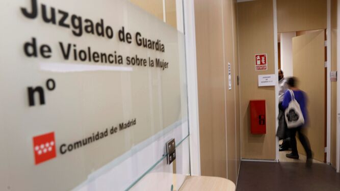 Juzgado de Violencia contra la Mujer en Madrid.
