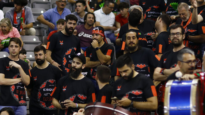 Aficionados del Covirán Granada en el partido ante el Casademont Zaragoza