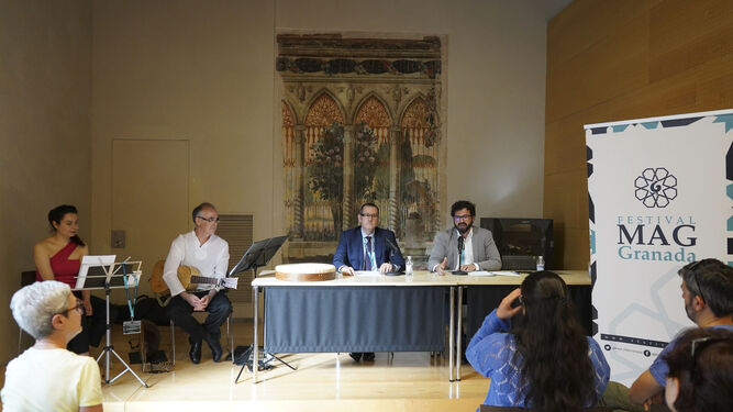 Conferencia-recital de presentación del Festival Música Antigua de Granada.