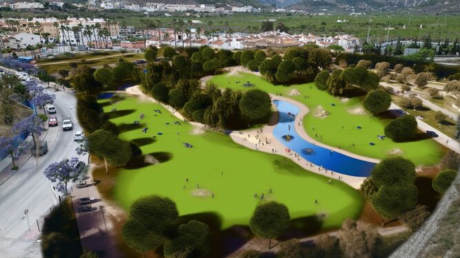 El PSOE de Almuñécar propone crear un gran parque en la ribera de Río Verde