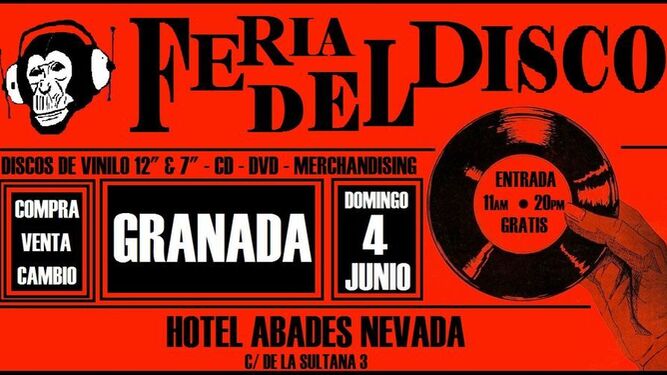 Viaja por las distintas décadas pasadas con la próxima Feria del Disco que se celebra en Granada