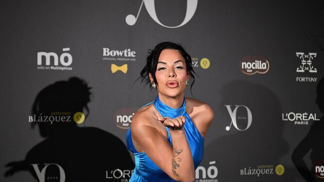 La actriz granadina Jedet el pasado mes de febrero en un acto de la Madrid Fashion Week
