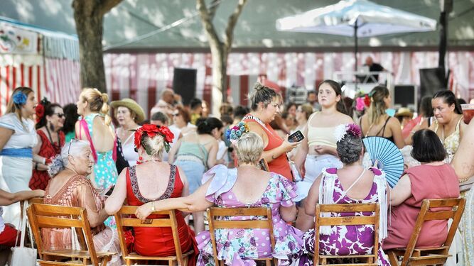 Imagen de la Feria del Carmen en el Parque Almirante Laulhé, el año pasado.