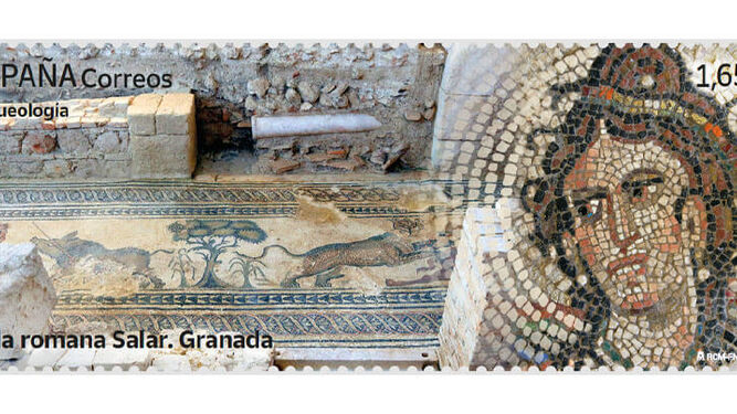 Imagen del sello de la Villa Romana de Salar