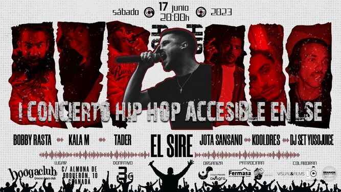 Granada celebra el primer concierto de hiphop accesible para personas sordas