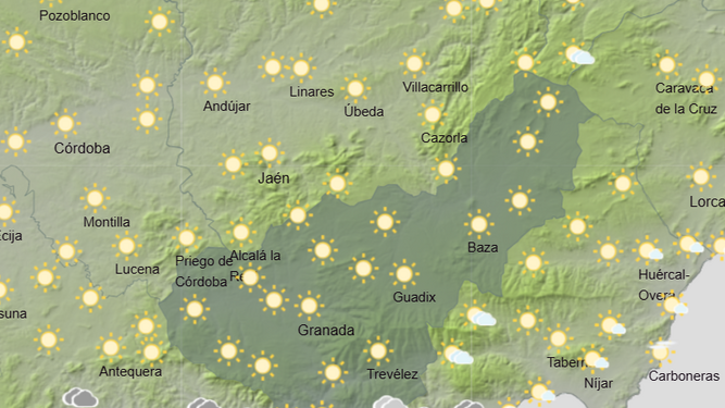 Tiempo en Granada | Bajan un poco las temperaturas y no se descartan chubascos ocasionales