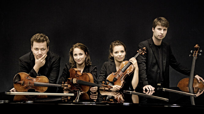 Solo Bach finaliza con Armida Quartett en el Patio de los Arrayanes