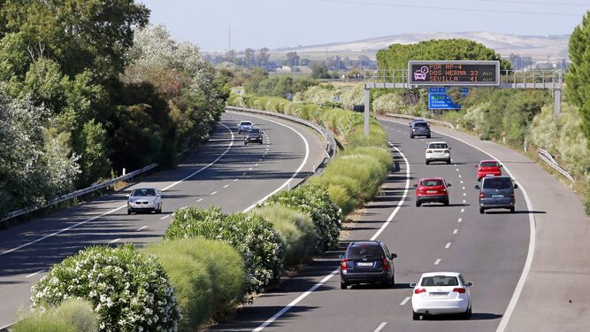 Imagen de archivo de la autopista a Cádiz.