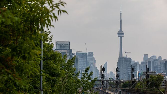 Vista de Toronto, capital de Ontario.