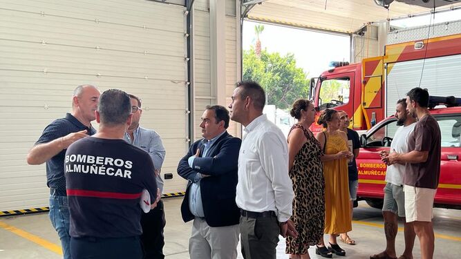 El diputado de Emergencias y Asistencia a Municipio visita Almuñécar para conocer sus demandas