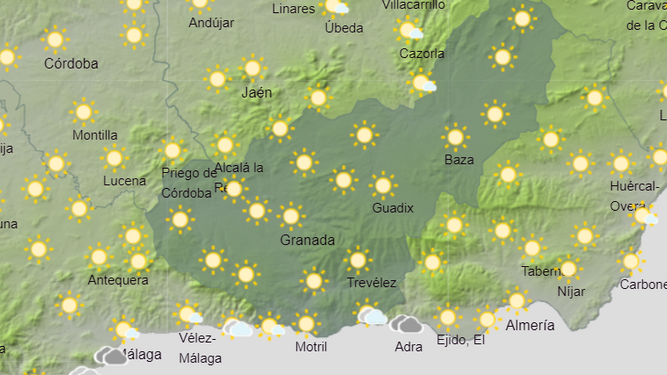 Tiempo en Granada| Nivel amarillo en la provincia por altas temperaturas