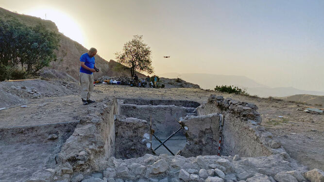 Imagen de archivo de la excavacion arqueologica del Peñón del Fuerte
