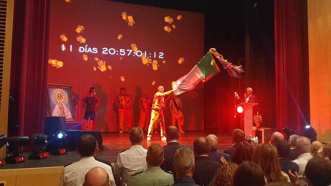Imagen del acto de la celebración del pregón del Cascamorras en Guadix