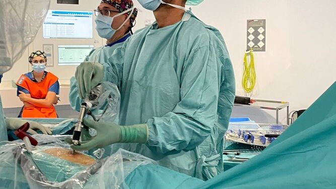 Incorporación endoscopia en la cirugía de columna en el Hospital Virgen de las Nieves