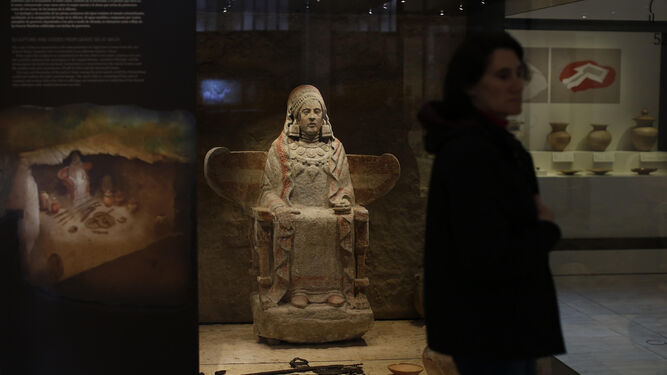 La Dama de Baza puede verse en el Museo Arqueológico de Madrid.