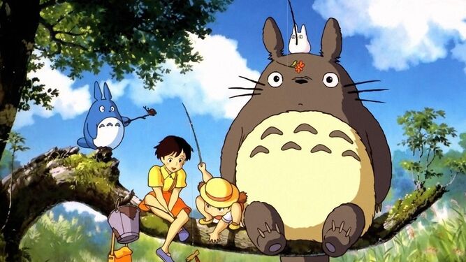 Una imagen de 'Mi vecino Totoro', uno de los buques insignia del estudio de animación