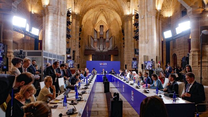 Reunión informal de ministros de Cultura de la Unión Europea en Cáceres.