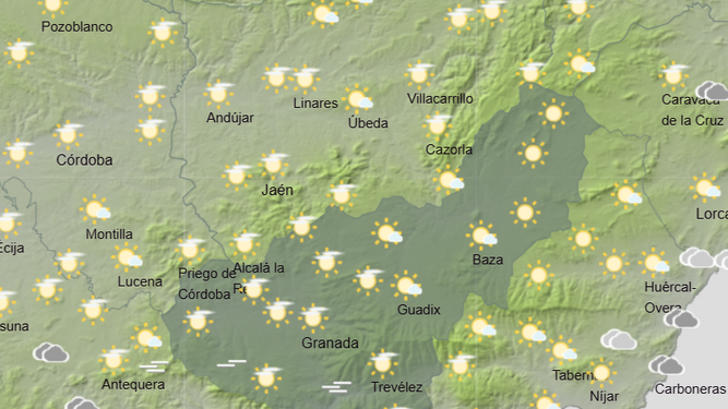 Continúan las temperaturas por encima de lo normal en la provincia de Granada