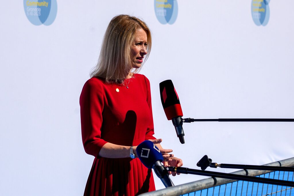 La primera ministra de Estonia, Kaja Kallas