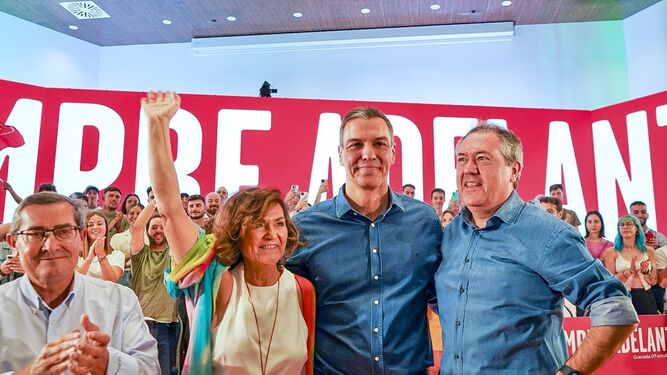 Pedro Sánchez inicia en Granada el camino a la investidura y promete cuatro años más de "avances"